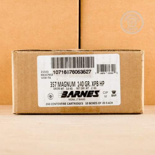 Magnum Ammo Rounds Of Barnes Vor Tx Grain Xpb Hp At