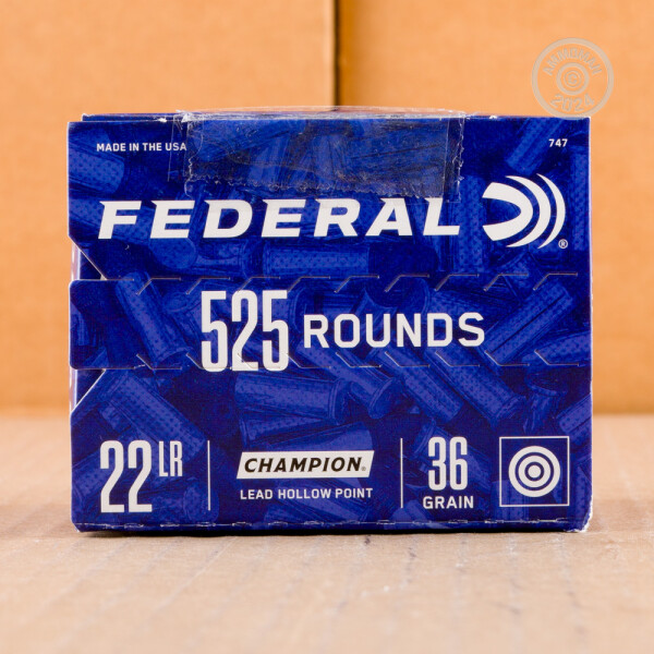 22 LR Ammo 5250 Rounds Of 36 Grain LHP Federal With Free Shipping At