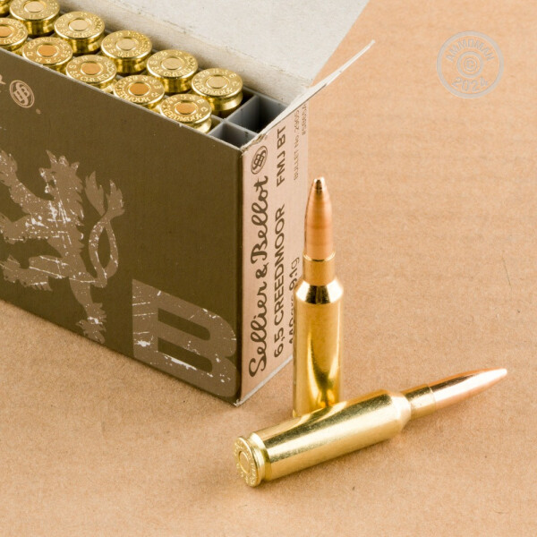 6 5 Creedmoor Ammo 500 Rounds Of 140 Grain FMJBT Sellier Bellot