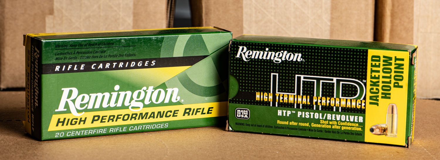 Remington ammo boxes