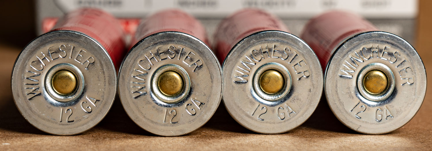 Winchester Super X shotgun shells close up