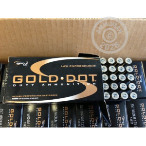 Image of the .357 MAGNUM SPEER GOLD DOT 125 GRAIN JHP (1000 ROUNDS) available at AmmoMan.com.