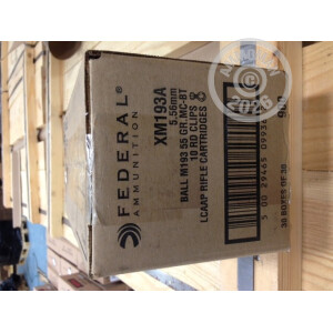 Photo of 5.56x45mm FMJ-BT ammo by Federal for sale.