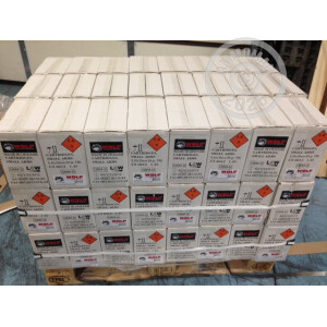 Photograph showing detail of 5.45X39MM WOLF 69 GRAIN FULL METAL JACKET (1200 ROUNDS)