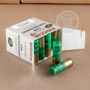 Photo detailing the 12 GAUGE FIOCCHI LE 2-3/4" RUBBER BUCKSHOT (25 SHELLS) for sale at AmmoMan.com.