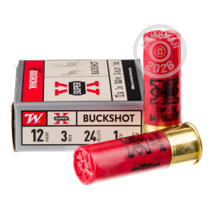 Image of 12 GAUGE WINCHESTER SUPER-X 3" #1 BUCK (250 SHELLS)