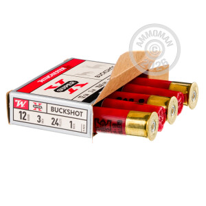 Photograph showing detail of 12 GAUGE WINCHESTER SUPER-X 3" #1 BUCK (250 SHELLS)