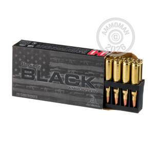 Image detailing the brass case on the Hornady ammunition.