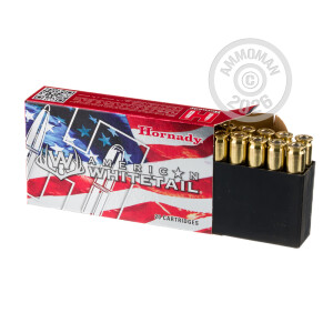 Image of 6.5MM CREEDMOOR ammo by Hornady that's ideal for whitetail hunting.