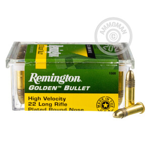 Photograph showing detail of 22 LR REMINGTON GOLDEN BULLET 40 GRAIN CPRN (100 ROUNDS)