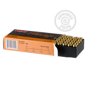 Photograph showing detail of 32 ACP PMC BRONZE 71 GRAIN FMJ (1000 ROUNDS)