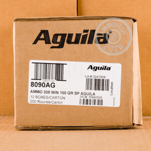 Image of Aguila 308 / 7.62x51 rifle ammunition.