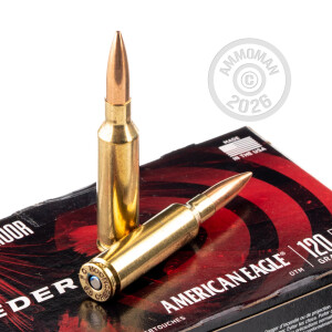 Image of the 6.5MM CREEDMOOR FEDERAL AMERICAN EAGLE 120 GRAIN OTM (200 ROUNDS) available at AmmoMan.com.