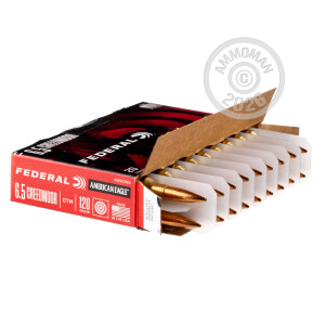 Image of the 6.5MM CREEDMOOR FEDERAL AMERICAN EAGLE 120 GRAIN OTM (200 ROUNDS) available at AmmoMan.com.