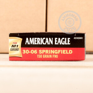 An image of 30.06 Springfield ammo made by Federal at AmmoMan.com.