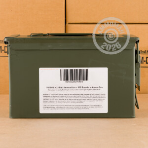 Image of Lake City .50 BMG rifle ammunition.