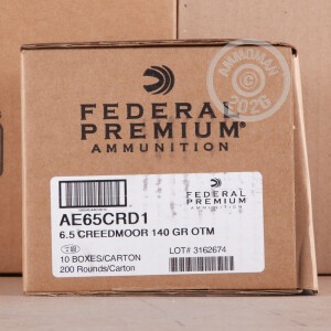 Image of 6.5MM CREEDMOOR rifle ammunition at AmmoMan.com.
