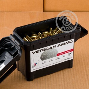 An image of 9mm Luger ammo made by Veteran Ammo at AmmoMan.com.