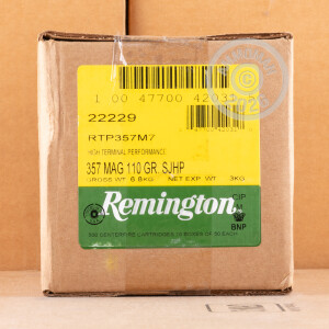 Image of .357 MAGNUM REMINGTON HTP 110 GRAIN SJHP (50 ROUNDS)