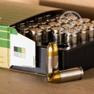 Image of the 9MM REMINGTON GOLDEN SABER 124 GRAIN JHP (500 ROUNDS) available at AmmoMan.com.