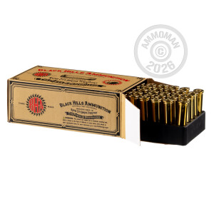 Photograph showing detail of 357 MAGNUM BLACK HILLS COWBOY 158 GRAIN CNL (50 ROUNDS)