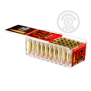 Image of the 17 HM2 HORNADY VARMINT EXPRESS 17 GRAIN V-MAX (500 ROUNDS) available at AmmoMan.com.