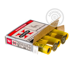 Image of 20 GAUGE WINCHESTER SUPER-X 2-3/4" HP RIFLED SLUG (5 ROUNDS)