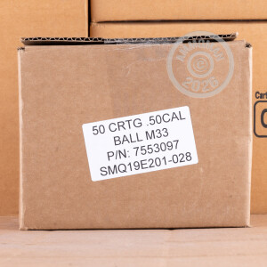 Image of .50 BMG ammo by Lake City that's ideal for training at the range.