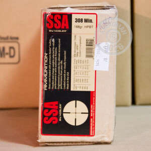 Image of the .308 WIN SILVER STATE ARMORY 168 GRAIN SIERRA OTM (20 ROUNDS) available at AmmoMan.com.