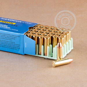Photograph showing detail of .38 SPECIAL PRVI PARTIZAN 130 GRAIN FMJ (500 ROUNDS)
