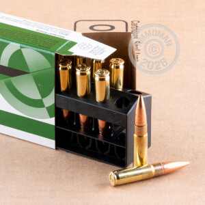 Photo detailing the .300 AAC BLACKOUT REMINGTON 120 GRAIN OPEN TIP MATCH (20 ROUNDS) for sale at AmmoMan.com.