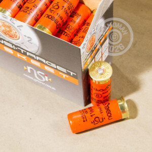 Photograph showing detail of 12 GAUGE NOBELSPORT TARGET SKEET 2-3/4" 1-1/8 OZ. #9 SHOT (250 ROUNDS)