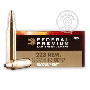 Photo of 223 Remington soft point ammo by Federal for sale.