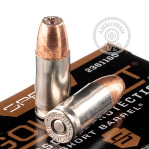 Image of the 9MM +P SPEER GOLD DOT SHORT BARREL 124 GRAIN JHP (20 ROUNDS) available at AmmoMan.com.