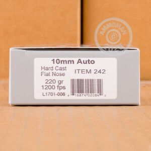 An image of 10mm ammo made by Underwood at AmmoMan.com.