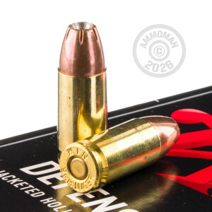 Photograph showing detail of 9MM LUGER WINCHESTER 115 GRAIN JHP (500 ROUNDS)