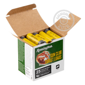 Image of the 20 GAUGE REMINGTON GUN CLUB TARGET LOAD 2-3/4" 7/8 OUNCE #7.5 SHOT (25 ROUNDS) available at AmmoMan.com.