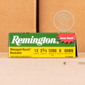  ammo made by Remington with a 2-3/4" shell.