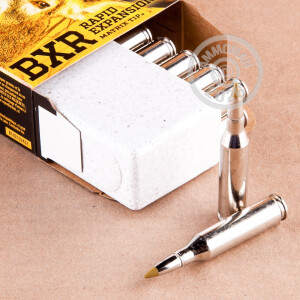 Photo detailing the 243 WIN BROWNING BXR 97 GRAIN RAPID EXPANSION MATRIX TIP (20 ROUNDS) for sale at AmmoMan.com.