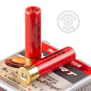 Photograph showing detail of 28 GAUGE WINCHESTER SUPER-X 2-3/4" 5/8 OZ. #7 STEEL SHOT (250 ROUNDS)