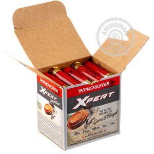 Image of 28 GAUGE WINCHESTER SUPER-X 2-3/4" 5/8 OZ. #7 STEEL SHOT (250 ROUNDS)