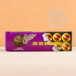 Image of 30.06 Springfield ammo by Golden Bear that's ideal for training at the range.