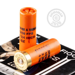  ammo made by Fiocchi with a 2-3/4" shell.