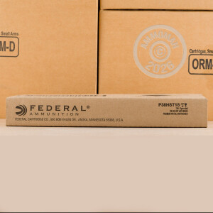 Image of the 38 SPECIAL +P PERSONAL DEFENSE HST MICRO 130 GRAIN JHP (20 ROUNDS) available at AmmoMan.com.