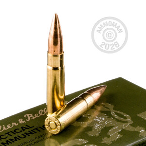 Image of the 300 AAC BLACKOUT SELLIER & BELLOT 124 GRAIN FMJ (20 ROUNDS) available at AmmoMan.com.