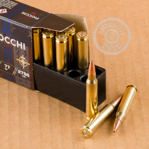 Image detailing the brass case on the Fiocchi ammunition.