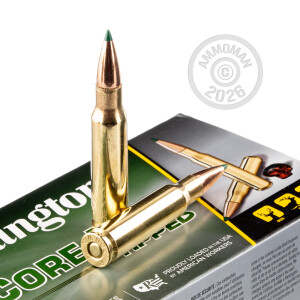 Image of the 308 WIN REMINGTON CORE-LOKT TIPPED 150 GRAIN POLYMER TIP (20 ROUNDS) available at AmmoMan.com.