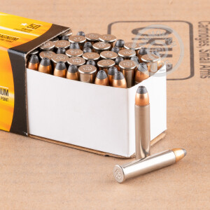 Photo detailing the 22 WMR ARMSCOR 40 GRAIN JHP (500 ROUNDS) for sale at AmmoMan.com.