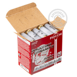 Image of 12 GAUGE FIOCCHI 2-3/4" 1-1/8 OZ. #8 SHOT (250 ROUNDS)