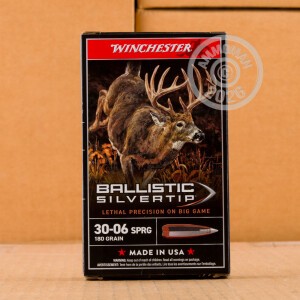 Image of 30-06 SPRINGFIELD WINCHESTER BALLISTIC SILVERTIP 180 GRAIN POLYMER TIP (20 ROUNDS)